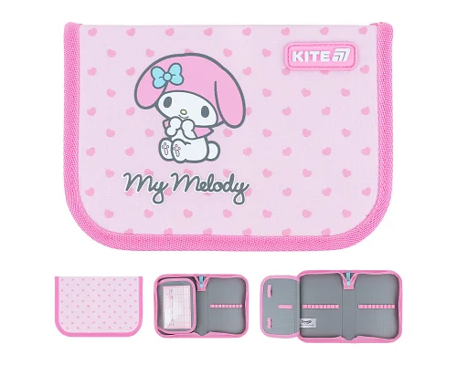 Пенал без наповнення Kite Hello Kitty, 1 відділення, 1 відворот (HK26-621-3)
