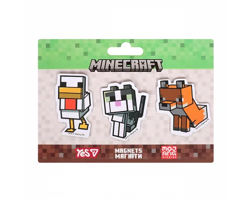 Магніти фігурні Yes Minecraft.Spring, 3 шт 2 (708546)