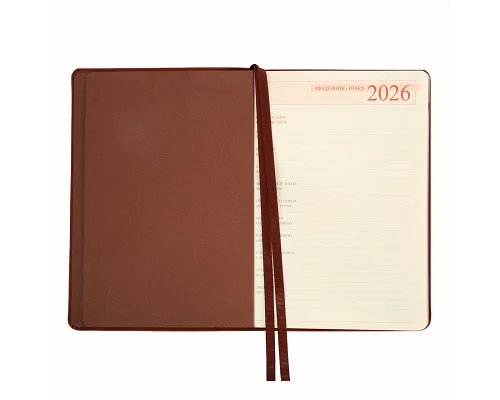 Щоденник-діловий записник А5 Leo Planner датований 2026 