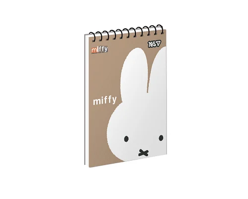 Зошит для записів Yes Miffy одинарна спіраль А6/80 аркушів (152458)