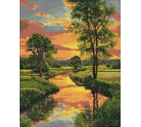 Алмазна мозаїка Річка за містом art_selena_ua 40х50 Ідейка (AMO20269)