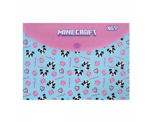 Папка-конверт Yes B5 на кнопці Minecraft.Spring (492342)