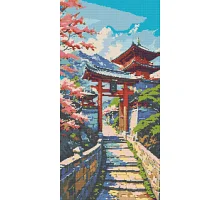 Алмазна мозаїка Японська весна 40x80 см Орігамі (OD5148)