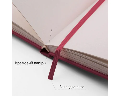 Скетчбук SANTI для графіки 12x12см 100 арк. тверда обкладинка PU 110г/м2 сливовий (743361)
