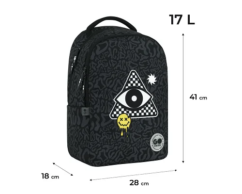 Рюкзак шкільний GoPack Teens спинка 41 см (GO26-135M-6)
