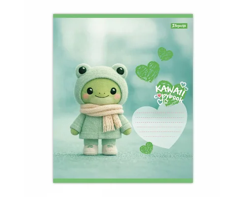 Зошит шкільний 1Вересня Kawaii notebook А5 12 аркушів лінія (768738)