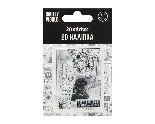 Наліпка 2D Yes Smiley World (708877)