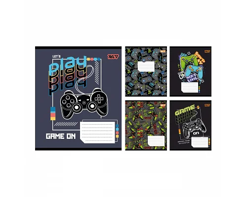 Зошит шкільний Yes Game А5 12 аркушів лінія (768665)