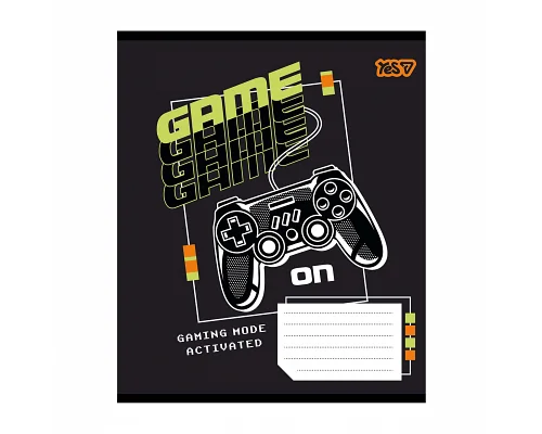 Зошит шкільний Yes Game А5 12 аркушів лінія (768665)