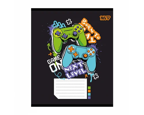 Зошит шкільний Yes Game А5 12 аркушів лінія (768665)