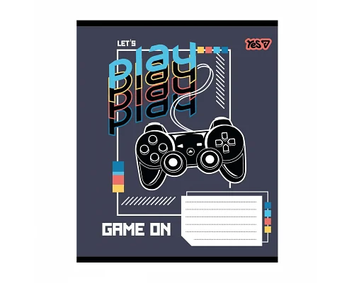Зошит шкільний Yes Game А5 12 аркушів лінія (768665)