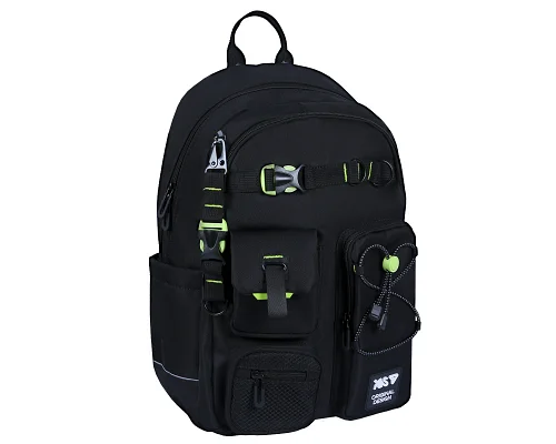 Рюкзак шкільний Yes 2026 Just Black TS-43L (550480)