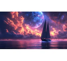 Алмазна мозаїка Космічне плавання 30*40см Dreamtoys (S20210)