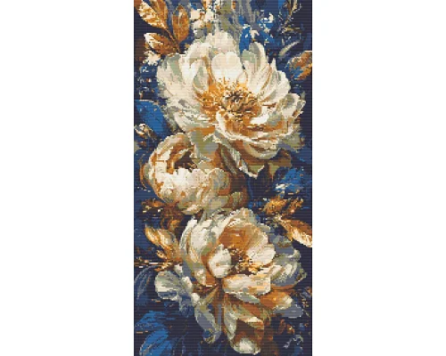 Алмазная мозаика/вышивка Цветы Роскошные пионы 40*80 см Оригами OD 5181 (OD5181)