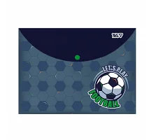 Папка-конверт Football А4 на кнопці YES (492379)