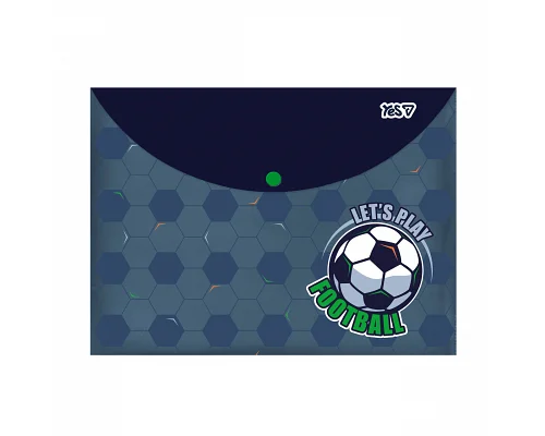 Папка-конверт Football А4 на кнопці YES (492379)