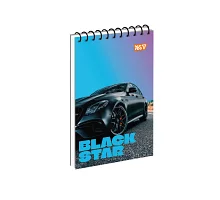 Зошит для записів Yes Dark Speed ??одинарна спіраль А6/80 аркушів (152478)