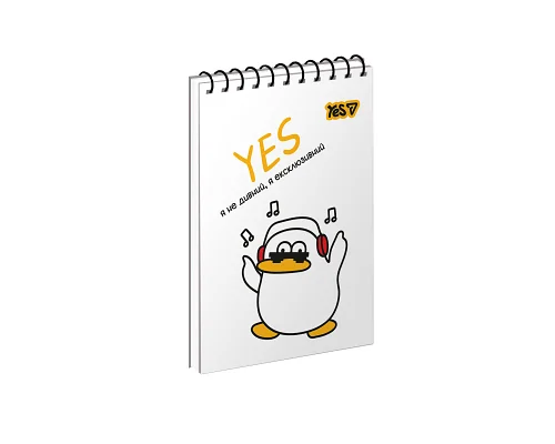 Зошит для записів Yes Yes, I Can одинарна спіраль А7/80 аркушів (152528)
