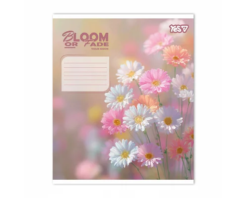 Зошит шкільний Bloom or fade А5 24 аркуша лінія YES (768875)
