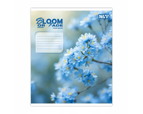 Зошит шкільний Bloom or fade А5 24 аркуша лінія YES (768875)