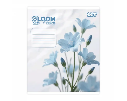 Зошит шкільний Yes Bloom or fade А5 18 аркушів клітинка (768872)