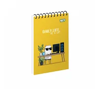 Зошит для записів Yes Cet life одинарна спіраль А6/80 аркушів (152338)