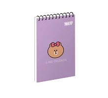 Зошит для записів Yes Line Frinds: Be Cute одинарна спіраль А7/80 аркушів (152514)