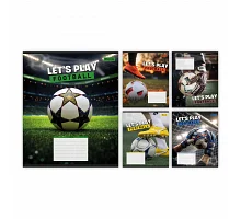 Зошит шкільний 1Вересня Let‘s play football А5 36 аркушів лінія (768755)