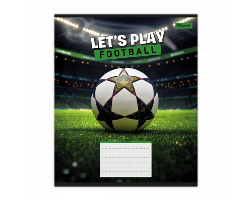 Зошит шкільний 1Вересня Let‘s play football А5 36 аркушів лінія (768755)