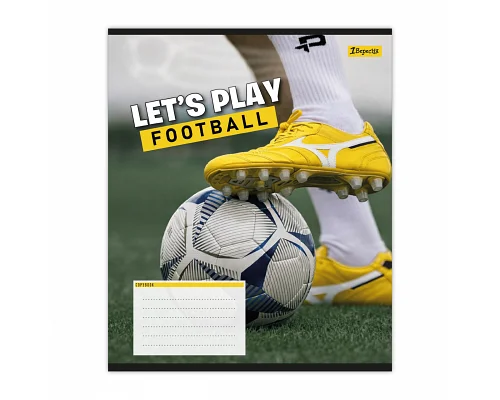 Зошит шкільний 1Вересня Let‘s play football А5 36 аркушів лінія (768755)