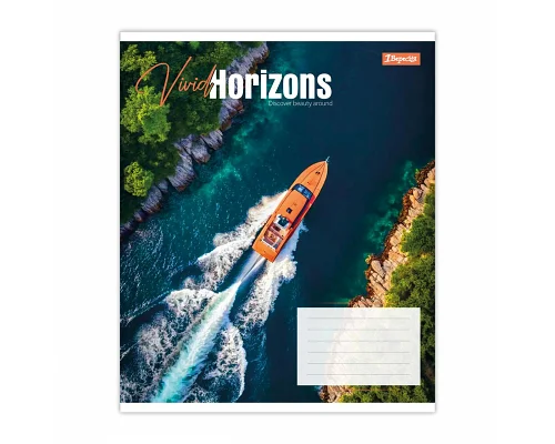 Зошит шкільний 1Вересня Vivid horizons А5 36 аркушів лінія (768991)