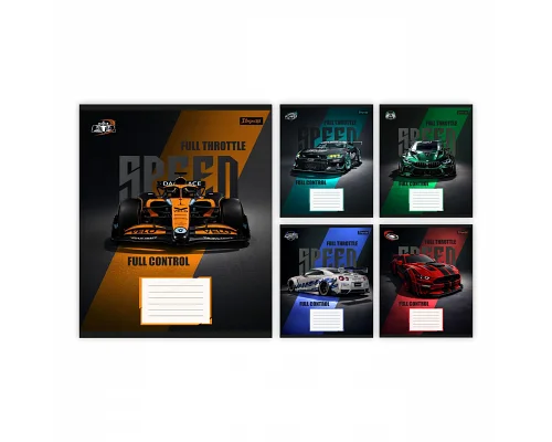 Зошит шкільний 1Вересня Nitro speed А5 36 аркушів лінія (768999)
