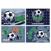 Альбом для малювання А4 12 аркушів скоба з перфорацією Football YES (130615)