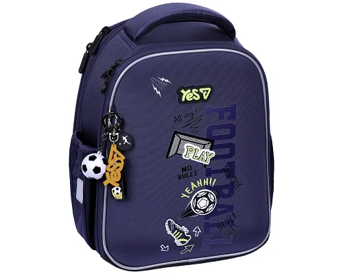 Рюкзак школьный каркасный Yes Play Football H-100S для девочки 35 см (550213)