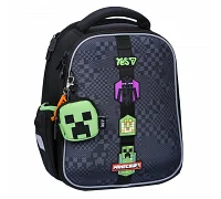 Рюкзак шкільний каркасний Yes Minecraft Adventure H-100S для хлопця 35 см (550222)