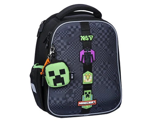 Рюкзак шкільний каркасний Yes Minecraft Adventure H-100S для хлопця 35 см (550222)