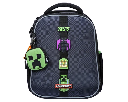 Рюкзак шкільний каркасний Yes Minecraft Adventure H-100S для хлопця 35 см (550222)