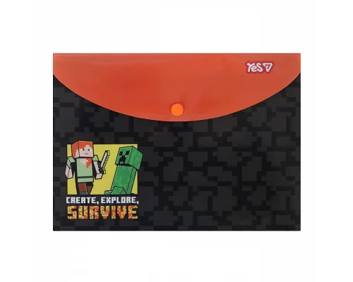 Папка-конверт Yes B5 на кнопці Minecraft Survive (492340)