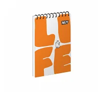 Зошит для записів Yes Life одинарна спіраль А7/80 аркушів (152542)