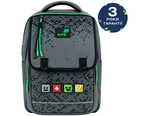 Рюкзак школьный Kite Education Pixel спинка 38 см (K26-772M-2)