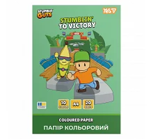 Папір кольоровий односторонній Yes Stumble Guys 20 аркушів А4 скоба (955497)
