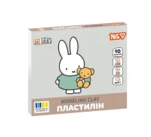 Пластилін Yes Miffy 10 кольорів 200г (540718)