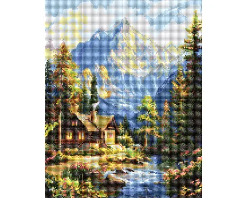 Алмазна мозаїка Затишок серед вершин art_selena_ua 40х50 Ідейка (AMO20229)