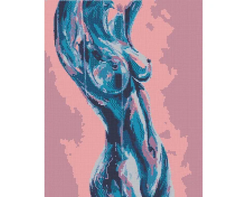 Алмазна мозаїка Жіноче тіло 40x50 см Орігамі (OD3403)