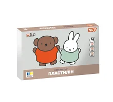 Пластилін Yes Miffy 24 кольори 480 г (540722)