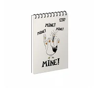 Зошит для записів Yes Mine! Mine! Mine! одинарна спіраль А6/80 листів (152475)