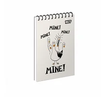 Зошит для записів Yes Mine! Mine! Mine! одинарна спіраль А6/80 листів (152475)