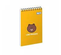 Зошит для записів Yes Line Frinds: Stay Cool одинарна спіраль А7/80 аркушів (152515)