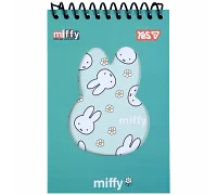 Блокнот Yes Miffy Flowers 100x150 з фігурною висічкою 60 аркушів клітинка (152249)