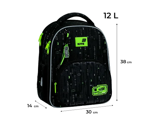 Рюкзак шкільний каркасний Kite Education Digital спинка 38 см (K26-556M-4)